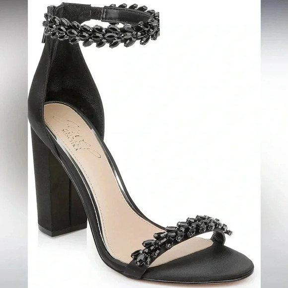 Black Badgley Mischka Heels - Picture 1 of 6